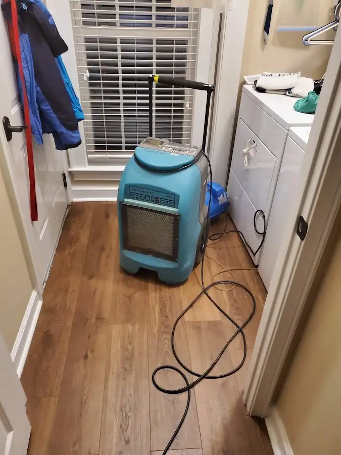 Commercial dehumidifier deployed for Flood Damage Cleanup in Orion